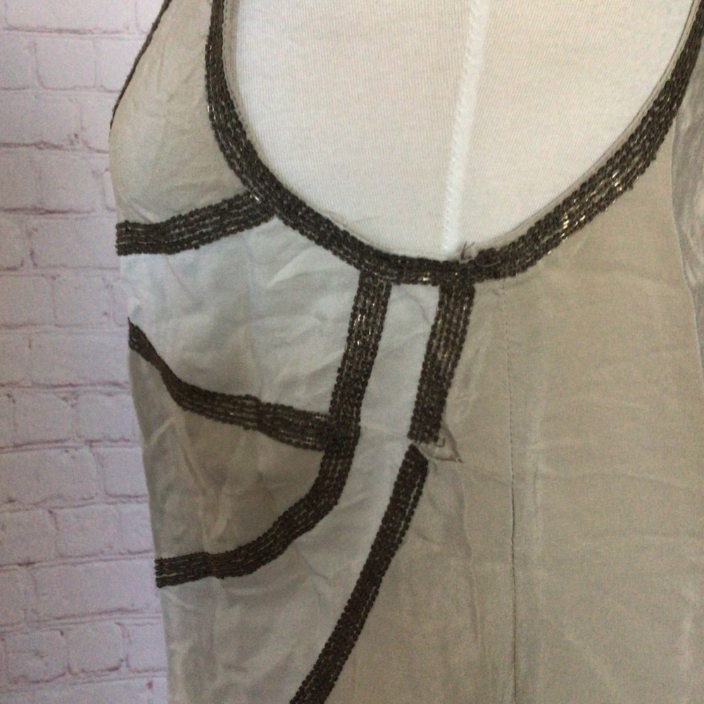 Kimchi Blue Geometric Beaded Sleeveless Dress - Size Medium - Picture 6 of 9